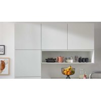 Interliving Küche Serie 3089 mit AEG-Einbaugeräten Weiß – Stellfläche ca. 220 x 480 cm