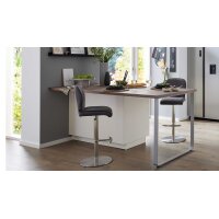 Interliving Küche Serie 3090 mit Side by Side Kühlschrank Magnolia – zweizeilig