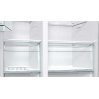 Interliving Küche Serie 3090 mit Side by Side Kühlschrank Magnolia – zweizeilig