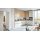 Interliving Küche Serie 3092 mit SIEMENS Einbaugeräten Sahara & Goldeiche - Stellfläche ca. 430 x 187 cm