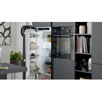 Interliving Küche Serie 3091 mit SIEMENS Einbaugeräten Schwarz - zweizeilig