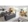 Interliving Küche Serie 3093 mit separater Homeoffice-Lösung Graphit & Eiche Venture - dreizeilig