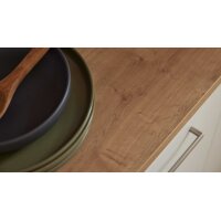 Interliving Küche Serie 3094 mit Garderobenschränken Mattweiß & Chalet Eiche