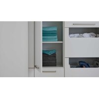 Interliving Küche Serie 3095 - Hauswirtschaftsraum Mattweiß & Chalet Eiche
