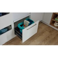 Interliving Küche Serie 3095 - Hauswirtschaftsraum Mattweiß & Chalet Eiche