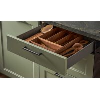 Culineo® Einbauküche C684 mit Einbaugeräten Schilf, Eiche Sierra & Schwarz - zweizeilig