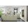 Culineo® Einbauküche C357 mit privileg Einbaugeräten Jade, Mattweiß & Marmor Venato Bianco - dreizeilig