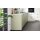 Culineo® Einbauküche C357 mit privileg Einbaugeräten Jade, Mattweiß & Marmor Venato Bianco - dreizeilig