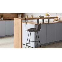 Culineo® Einbauküche C357 mit SIEMENS Einbaugeräten Sky & Eiche Honig - zweizeilig