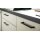 EXPRESS KÜCHEN Einbauküche Clean mit Einbaugeräten Salbeigrün & Schwarz - Länge ca. 390 cm