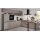 nobilia® Einbauküche Laser mit Geräten und Ansetztisch Macchiato & Eiche Honig - Stellfläche ca. 305 x 336 cm