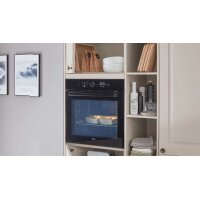 nobilia® Einbauküche Sylt mit Geräten Sand & Marmor Mystic grey - zweiteilig