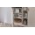 nobilia® Einbauküche Sylt mit Geräten Sand & Marmor Mystic grey - zweiteilig