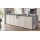 nobilia® Einbauküche Sylt mit Geräten Sand & Marmor Mystic grey - zweiteilig