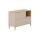 PAIDI Babyzimmer Mila & Ben – Kombikommode Cashmere-Beige & Scandinavian Wood - eine Tür, zwei Schubladen, Breite ca. 129 cm