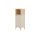PAIDI Babyzimmer Mila & Ben – Highboard rechts eine Tür, Breite ca. 48 cm - Cashmere-Beige & Scandinavian Wood