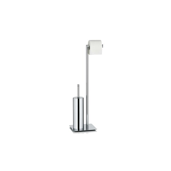 kela Toilettengarnitur Style verchromtes Metall & Edelstahl – Höhe ca. 71 cm