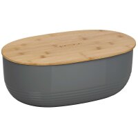 kela Brotkasten Namur dunkelgrauer Kunststoff &...