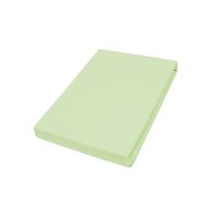 HAHN Spannbettlaken limonenfarbener Baumwolljersey - ca....