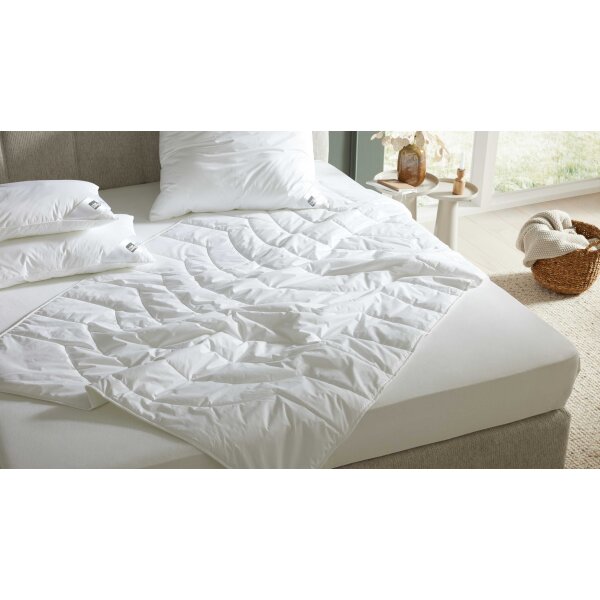 Interliving Bettdecke Serie 9201 - Faserdecke extraleicht, ca. 400 g - ca. 135 x 200 cm