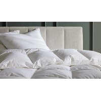 Interliving Bettdecke Serie 9204 - Daunendecke als Winterbett warm, ca. 1.060 g Daunen - ca. 155 x 220 cm