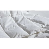 Interliving Bettdecke Serie 9204 - Daunendecke als Sommerbett extraleicht, ca. 360 g Daunen - ca. 200 x 200 cm