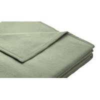 Biederlack® Wohndecke Cotton Home salbeifarbenes...