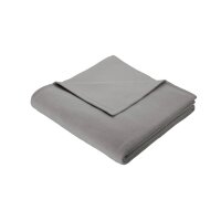 Biederlack® Wohndecke Cotton Home graphitfarbenes...
