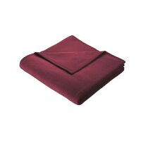 Biederlack® Wohndecke Cotton Home rosenholzfarbenes...
