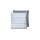 biberna® Mako-Satin Kissenbezug Streifen Mix & Match rauch- & graublaue Streifen – ca. 80 x 80 cm