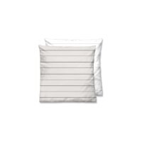 biberna® Mako-Satin Kissenbezug Streifen Mix &...