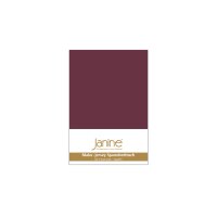 Janine® Spannbettlaken Burgund - ca. 100 x 200 cm