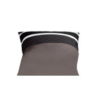 J. D. Bettwäsche-Set nougatfarbener Mako-Satin...
