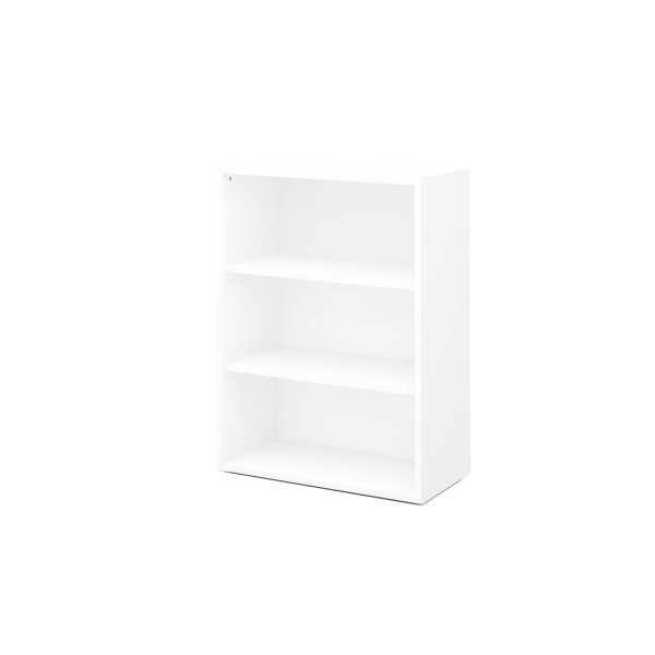 Büroprogramm Big Profi Office - Regal Weiß - drei Fächer, ca. 82 x 111 cm