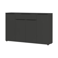 Büroprogramm Mailand - Sideboard Graphit - ca. 161 x...