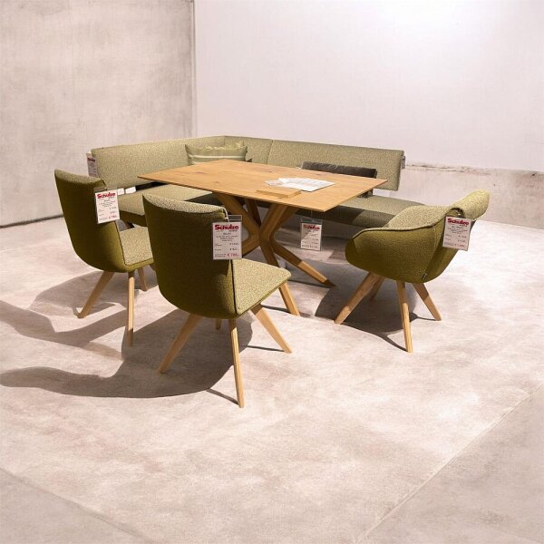 Koinor Eckbankgruppe Dining System Wildeiche bianco Musterstück - Selbstabholung