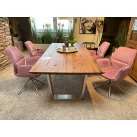 MCA Tischgruppe Greyton Chalet-Palazzo Himbeer Eiche Bassano Musterstück - Selbstabholung