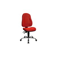 Bürodrehstuhl OrthoSedis 10 als Chefsessel roter...