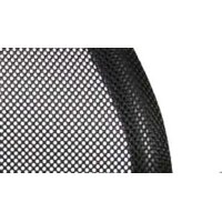 Drehstuhl orthoSedis 20 als ergonomisches Büromöbel lilafarbener Sitzbezug G03 & schwarze Netzbespannung, verchromtes Drehkreuz