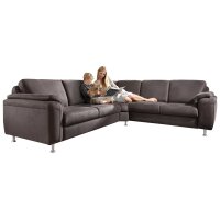 Modulmaster MM-ZE1002 - Ecksofa schokofarbene Mikrofaser...