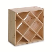 Weinregal - Flaschenregal unbehandeltes Kiefernholz - ca....