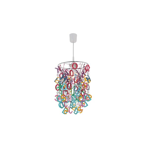 näve Kinderzimmer-Lampenschirm Bunte Buchstaben - Durchmesser ca. 25 cm