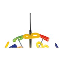 näve Kinderzimmer Hängelampe Buchstaben bunte Kunststoffbuchstaben - Duchmesser ca. 40 cm