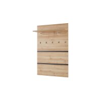 Wandgarderobe Lissabon bzw. Garderobenpaneel Edelbuche - ca. 96 x 147 cm