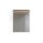 VOSS MÖBEL Wandgarderobe Santina taupefarbenes Glas, Eiche & Metall – ca. 80 x 109 cm