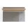 VOSS MÖBEL Wandgarderobe Santina taupefarbenes Glas, Eiche & Metall – ca. 80 x 109 cm