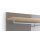 VOSS MÖBEL Wandgarderobe Santina taupefarbenes Glas, Eiche & Metall – ca. 80 x 109 cm