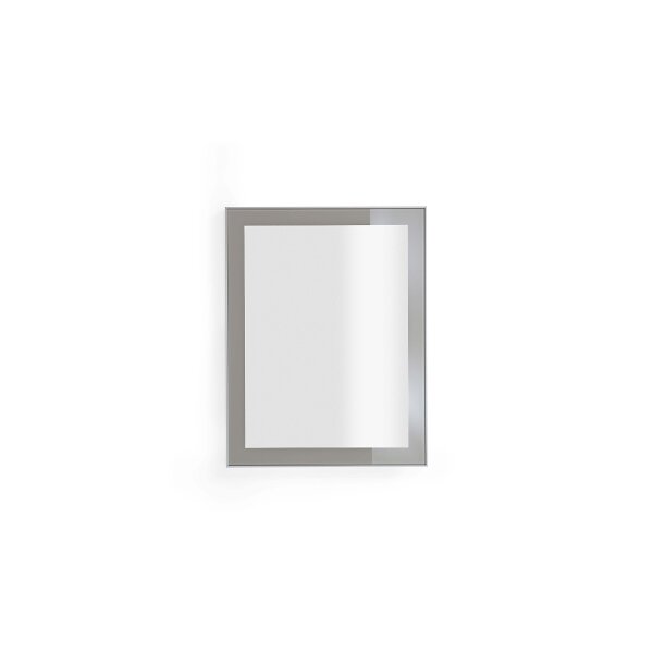 VOSS MÖBEL Wandspiegel Santina als Dielenmöbel taupefarbenes Glas – ca. 60 x 77 cm