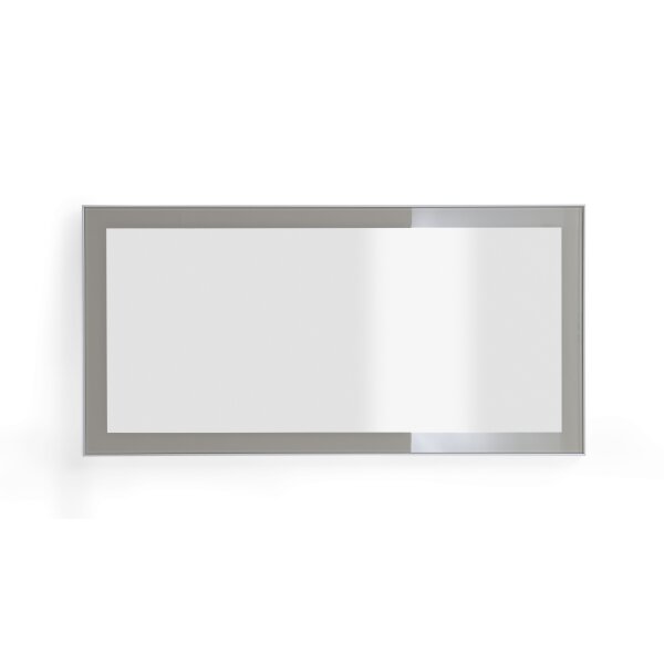 VOSS MÖBEL Wandspiegel Santina bzw. Garderobenmöbel taupefarbenes Glas – ca. 120 x 60 cm