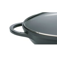 kela Wok Kerros Aluguss & Glasdeckel – ca. vier Liter